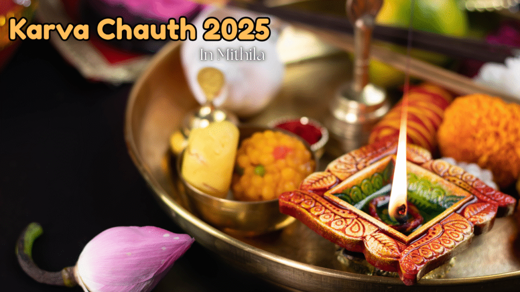 Karva Chauth 2025 in Mithila